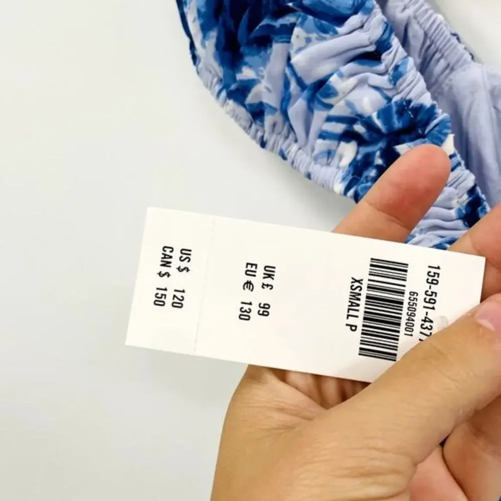 Abercrombie & Fitch Blue Floral‎ Maxi Dress